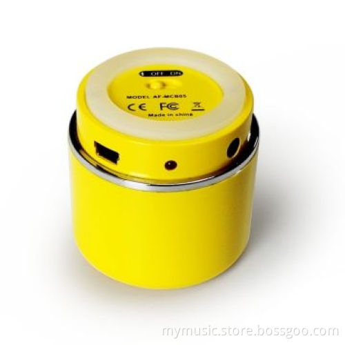 Color ABS case Bluetooth wireless speaker with small body 400mAh battery